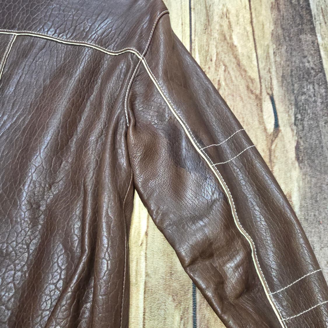 Vintage 스탠카라 고트스킨 바이커자켓 라이더자켓 상품이미지6