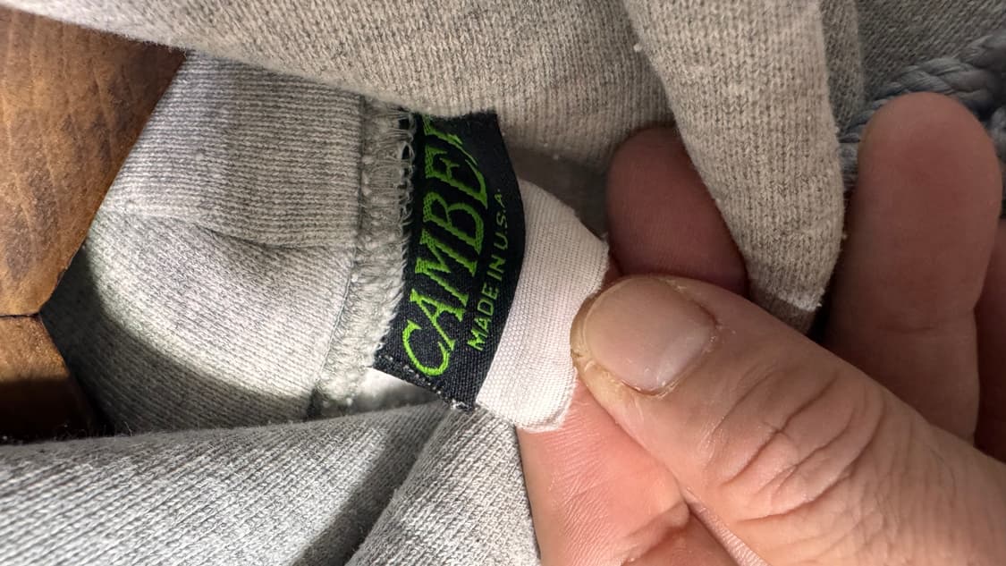 캠버 스웻 후디 판매합니다 상품이미지3