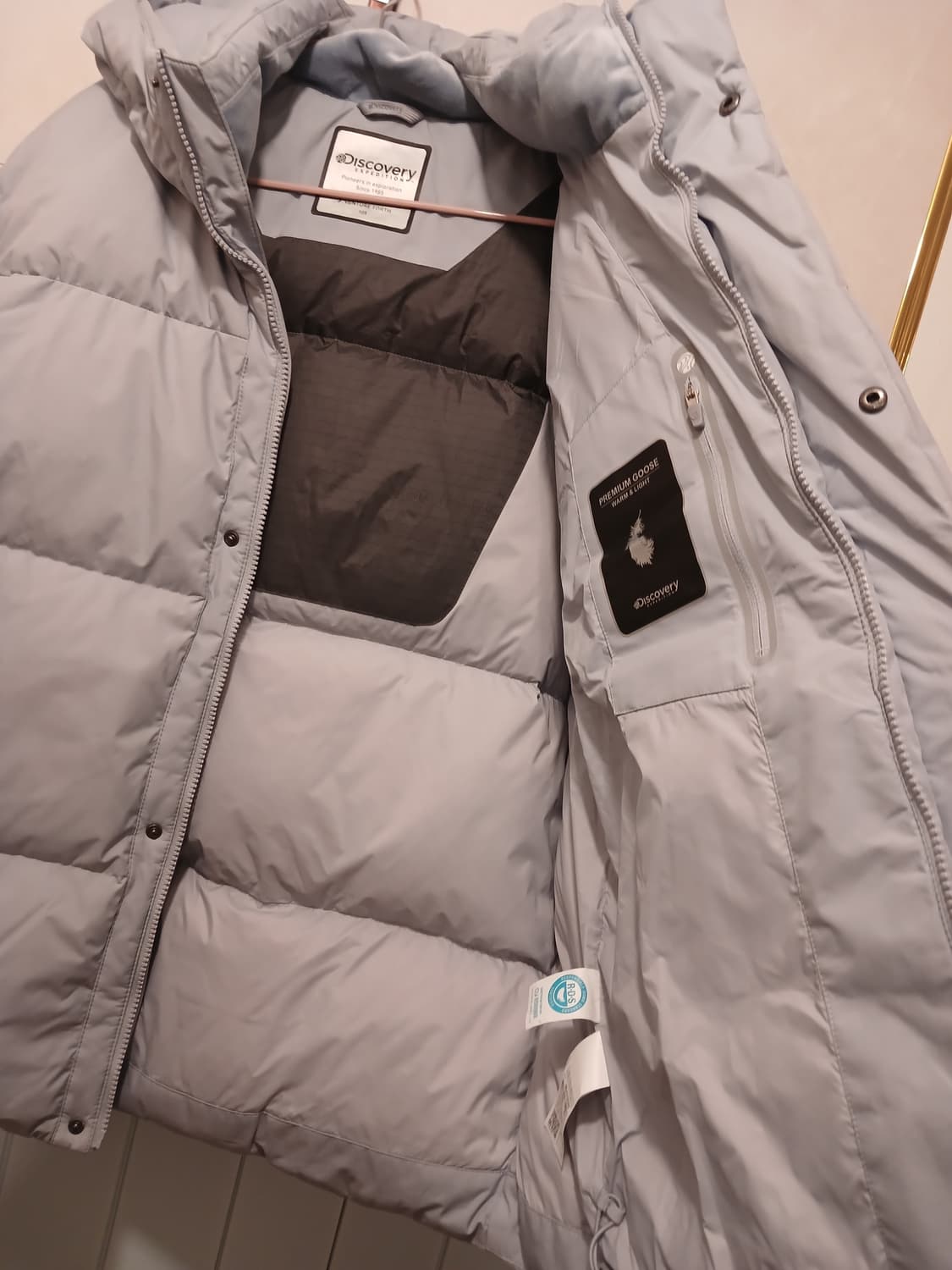 디스커버리 정품 남성 패딩 105 사이즈 상품이미지4