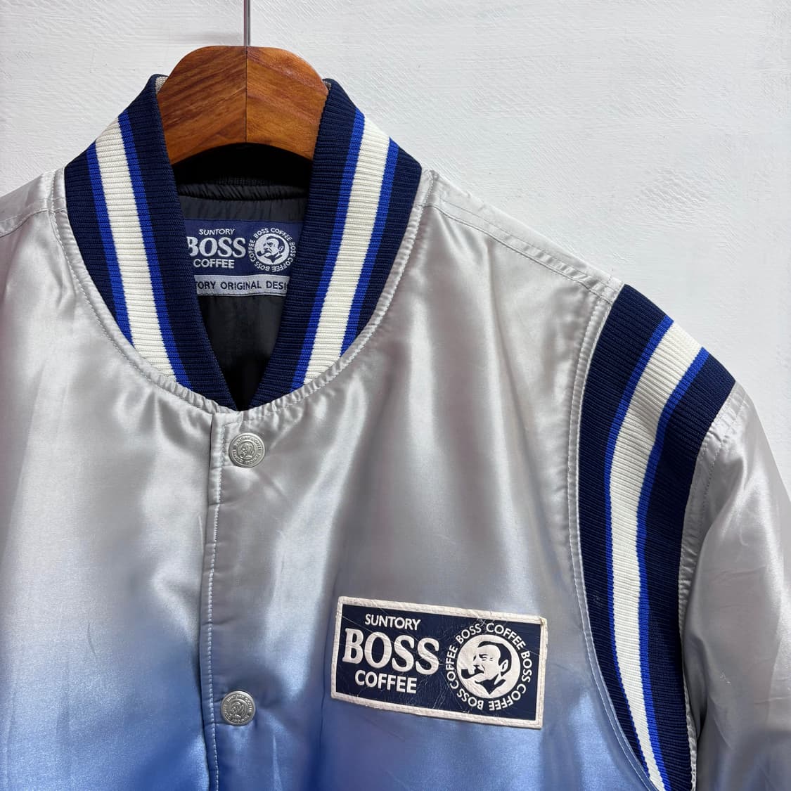 90's Suntory Boss Coffee 리버서블 점퍼 자켓  상품이미지2