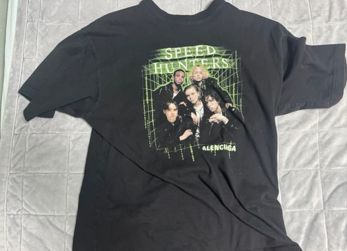 급처) 발렌시아가 스피드헌터 반팔 티셔츠 블랙M 상품이미지1