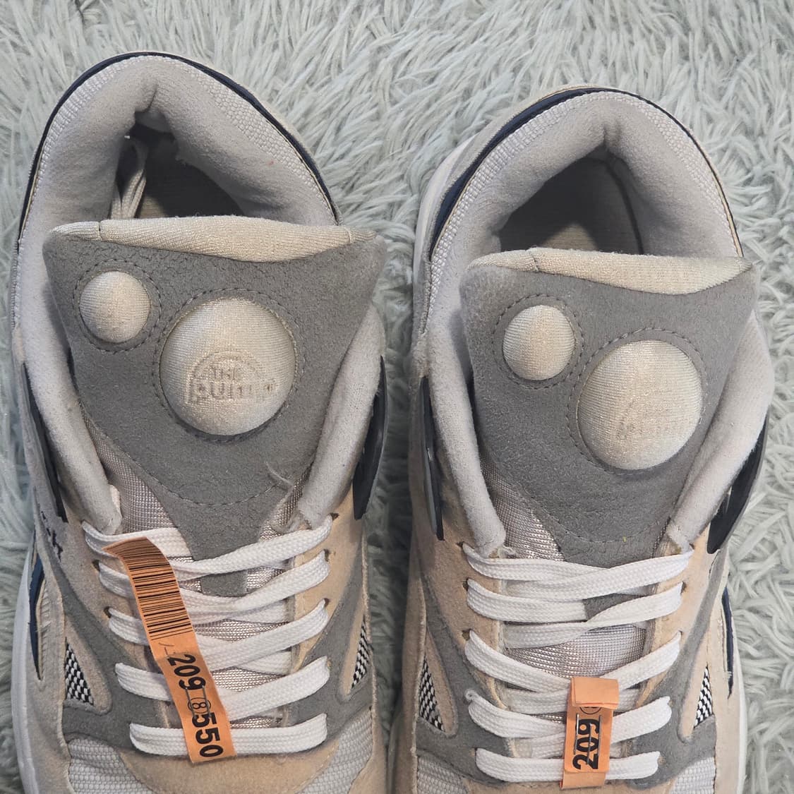 7a-14:리복 아즈트렉 96 그레이 네이비 250mm-세탁완료 상품이미지6