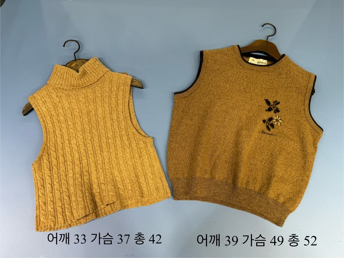 일요일까지만) 니트조끼 일본빈티지 장당7천원 상품이미지5