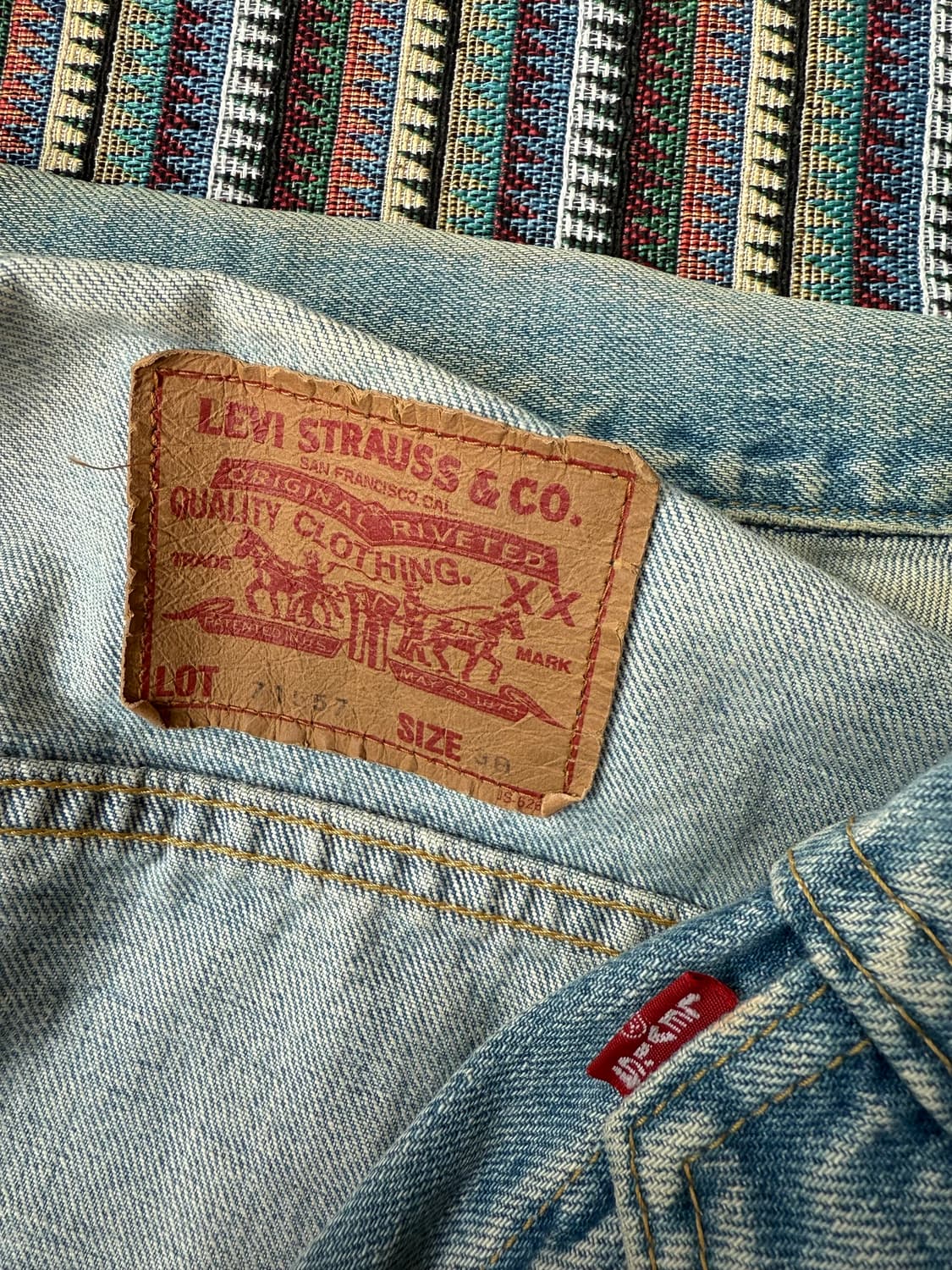 90s 리바이스 빅E 데님 자켓 상품이미지3