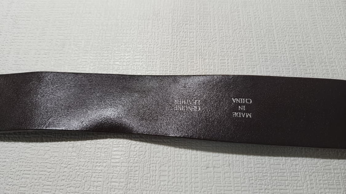 통가죽 벨트 브라운 색상 상품이미지5