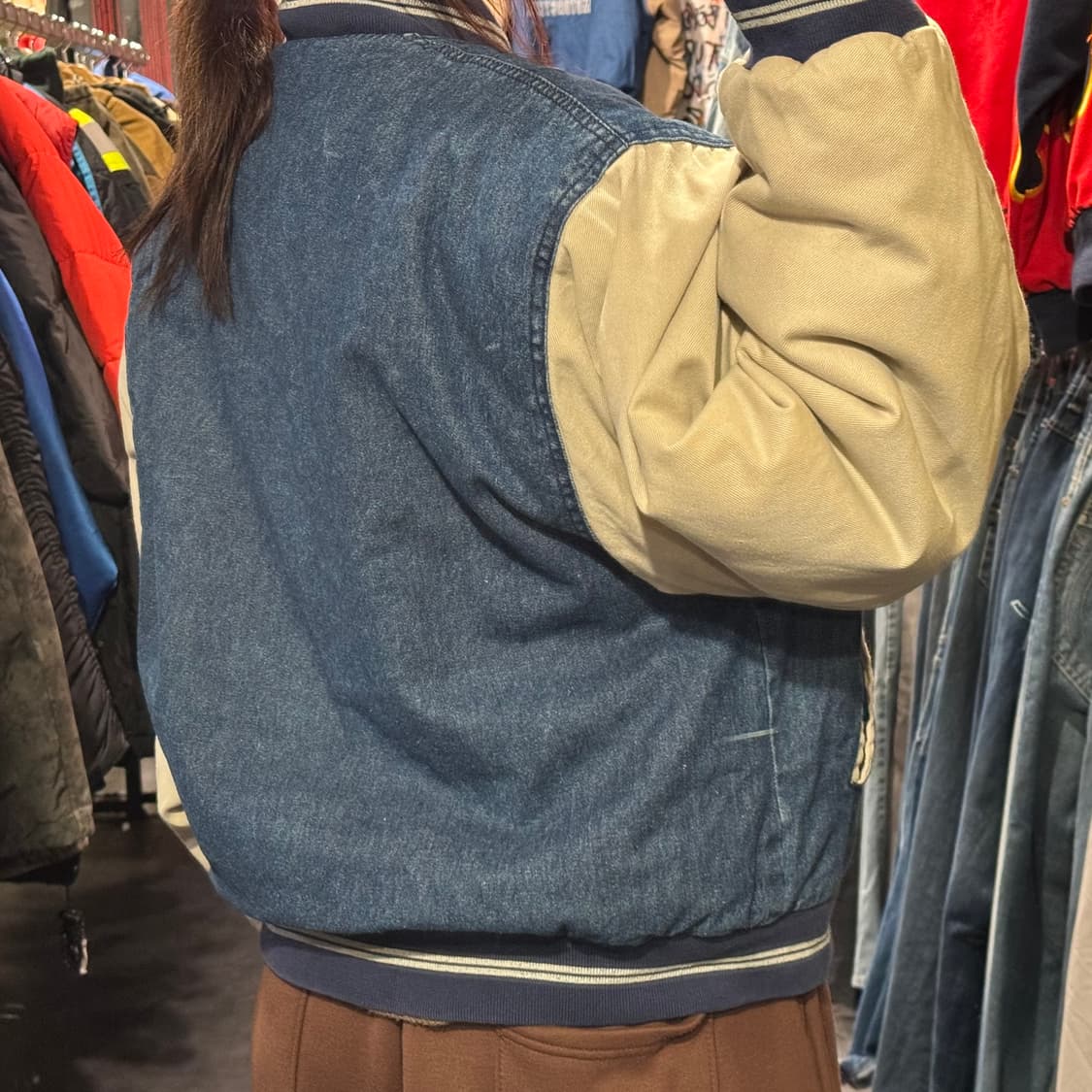 [IM] 데님 바시티자켓 상품이미지5