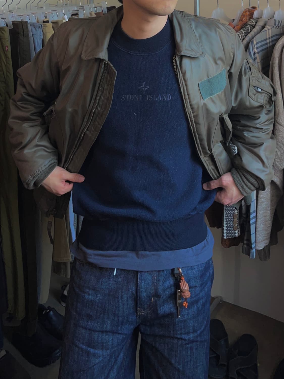 75s 1세대 미군 오리지널 CWU-45P 플라이트 자켓 상품이미지6