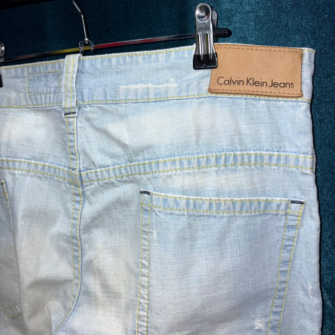 (36) 켈빈 클라인 진스 스카이블루 데님 팬츠 상품이미지4
