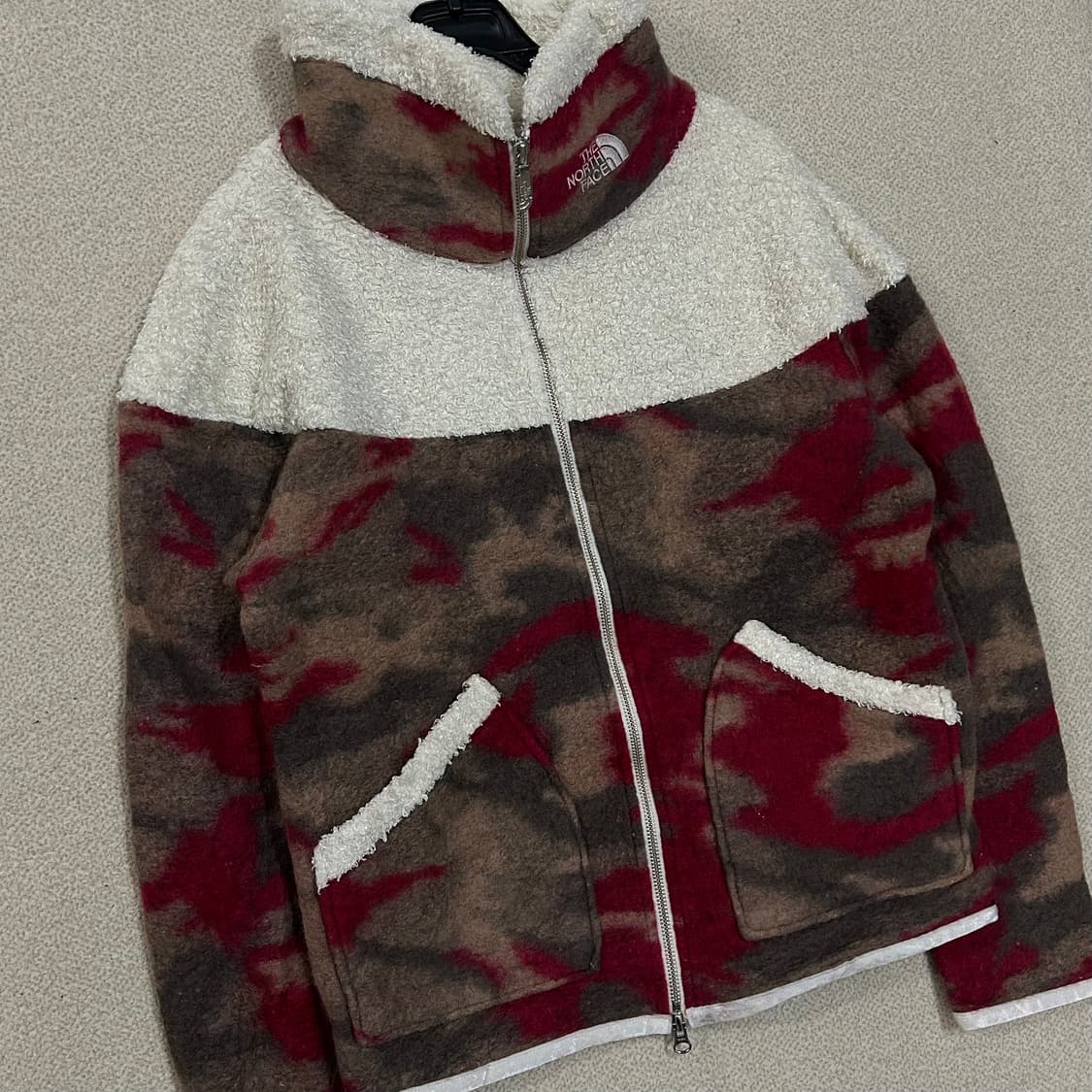 (L) 노스페이스 퍼플라벨 카모 플리스 집업  상품이미지2