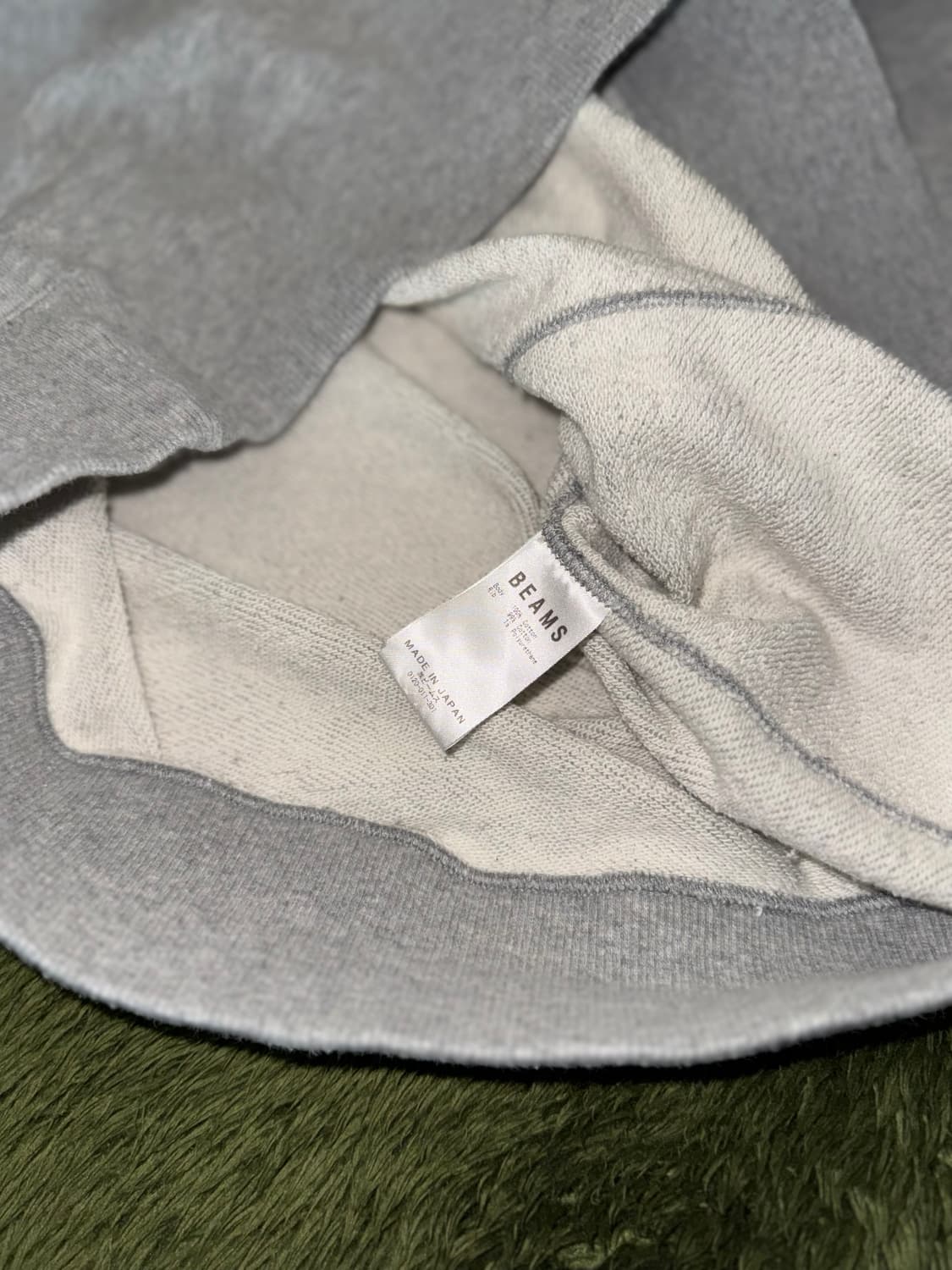 [L] BEAMS 빔즈 MADE IN JAPAN 로고 스웻셔츠 상품이미지7