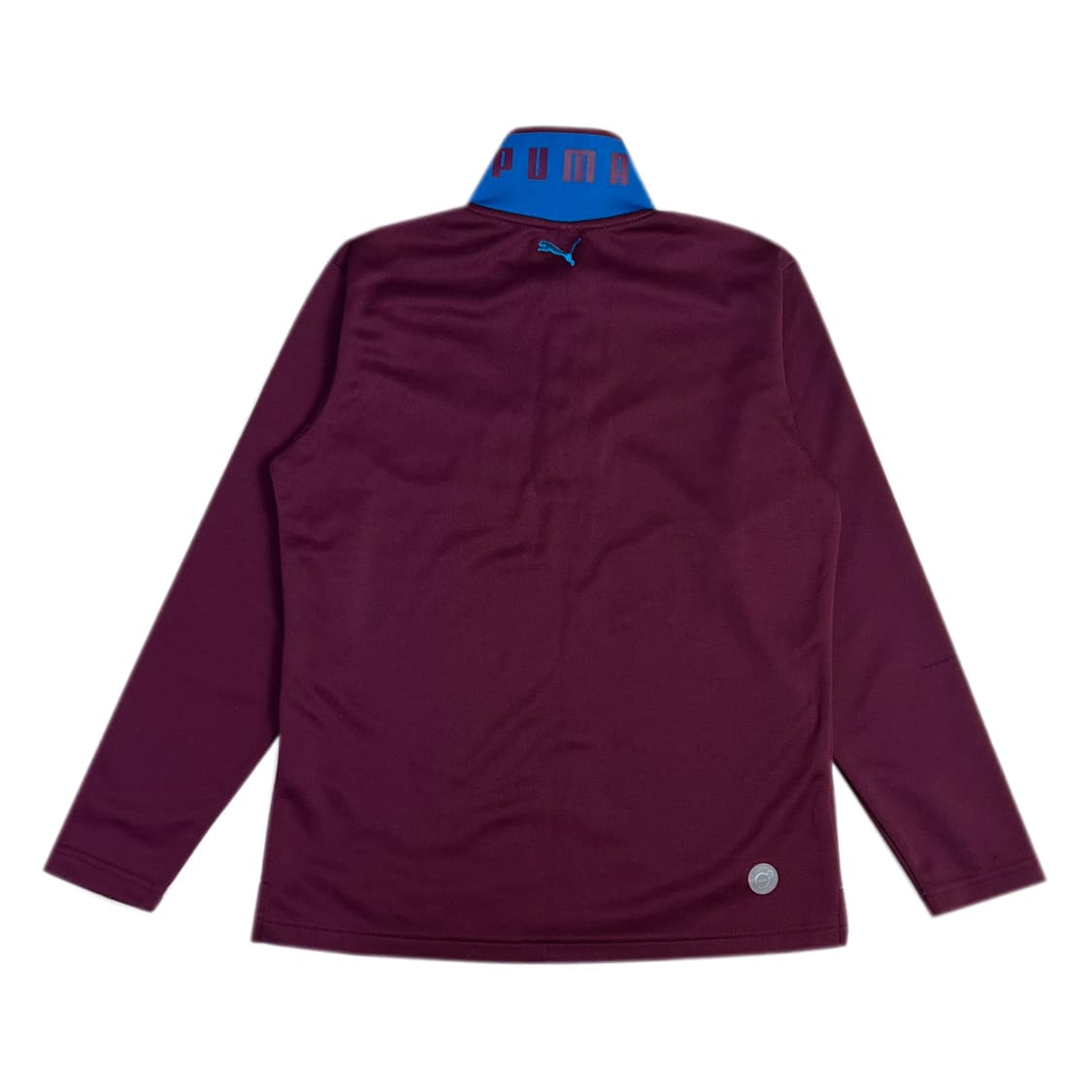 푸마 버건디 넥로고 긴팔 카라티 상품이미지3