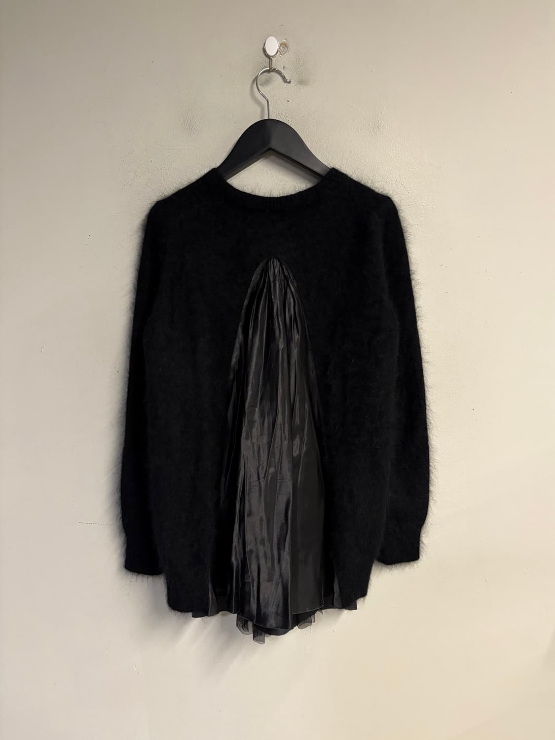 SACAI LUCK angora pleated cardigan  상품이미지5
