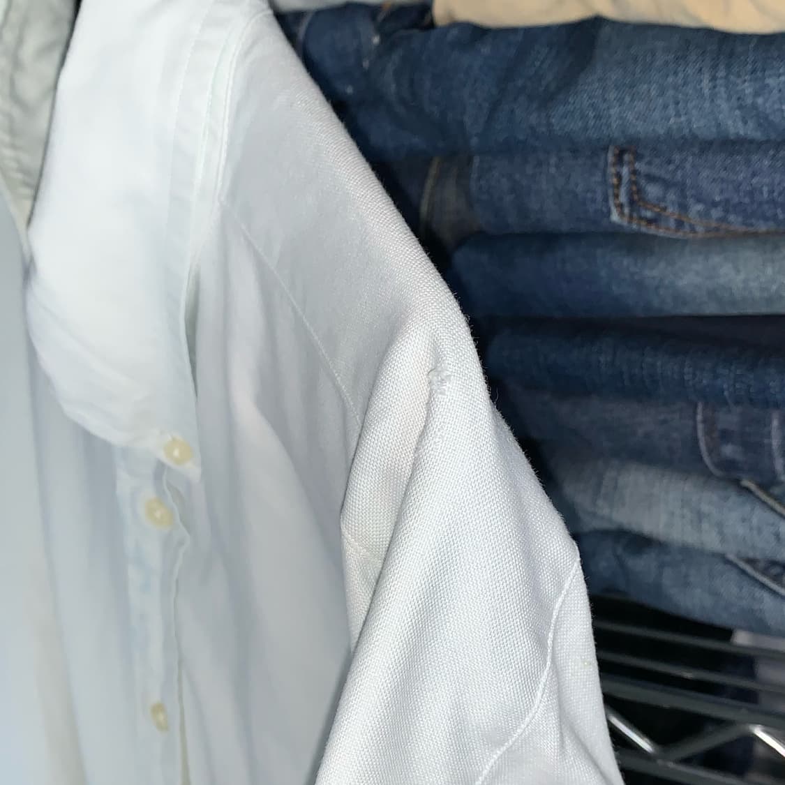 [2XL] 폴로 랄프로렌 화이트 옥스포드 셔츠 야머스 상품이미지7