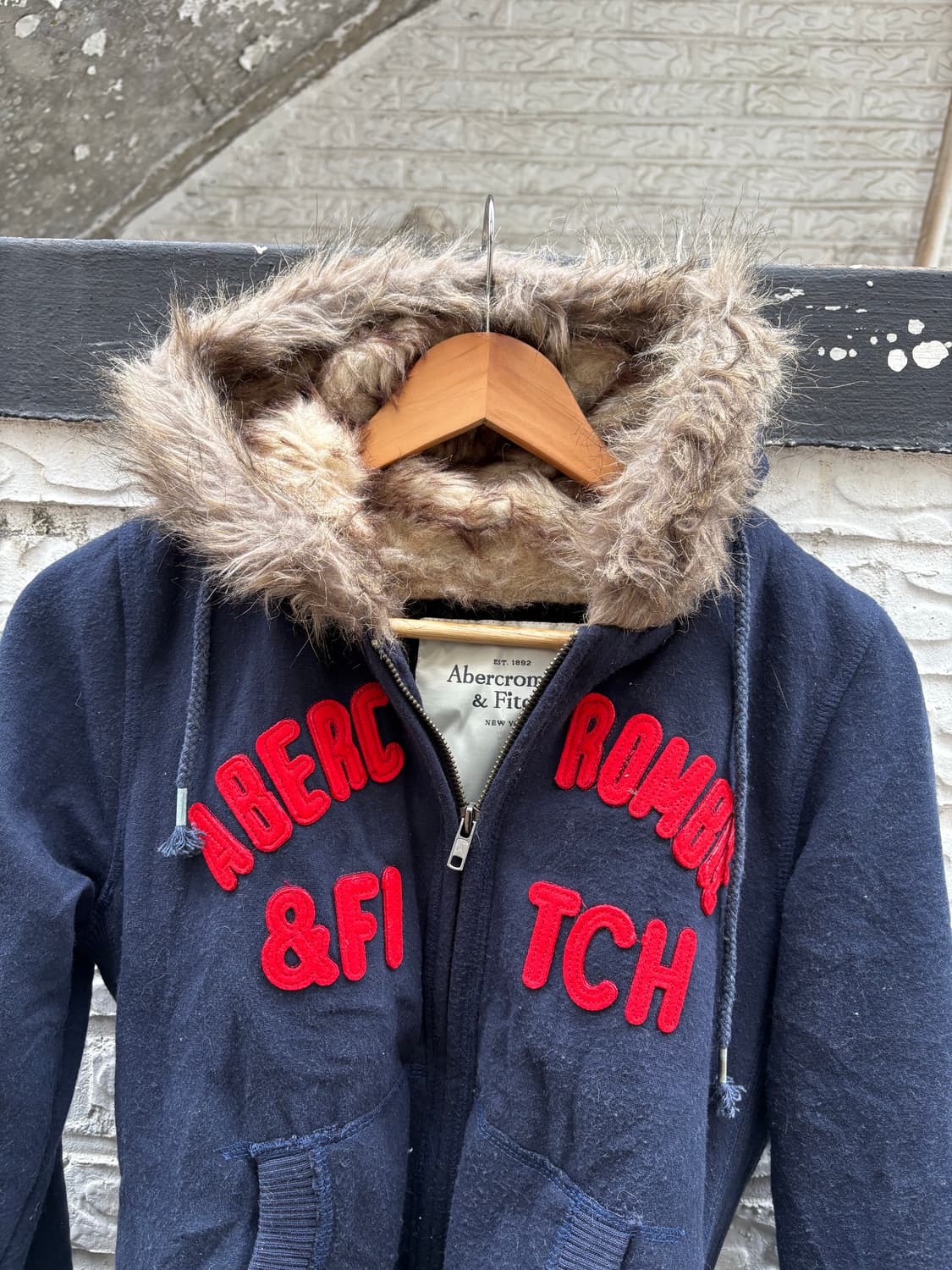 아베크롬비 퍼 후드집업  상품이미지3