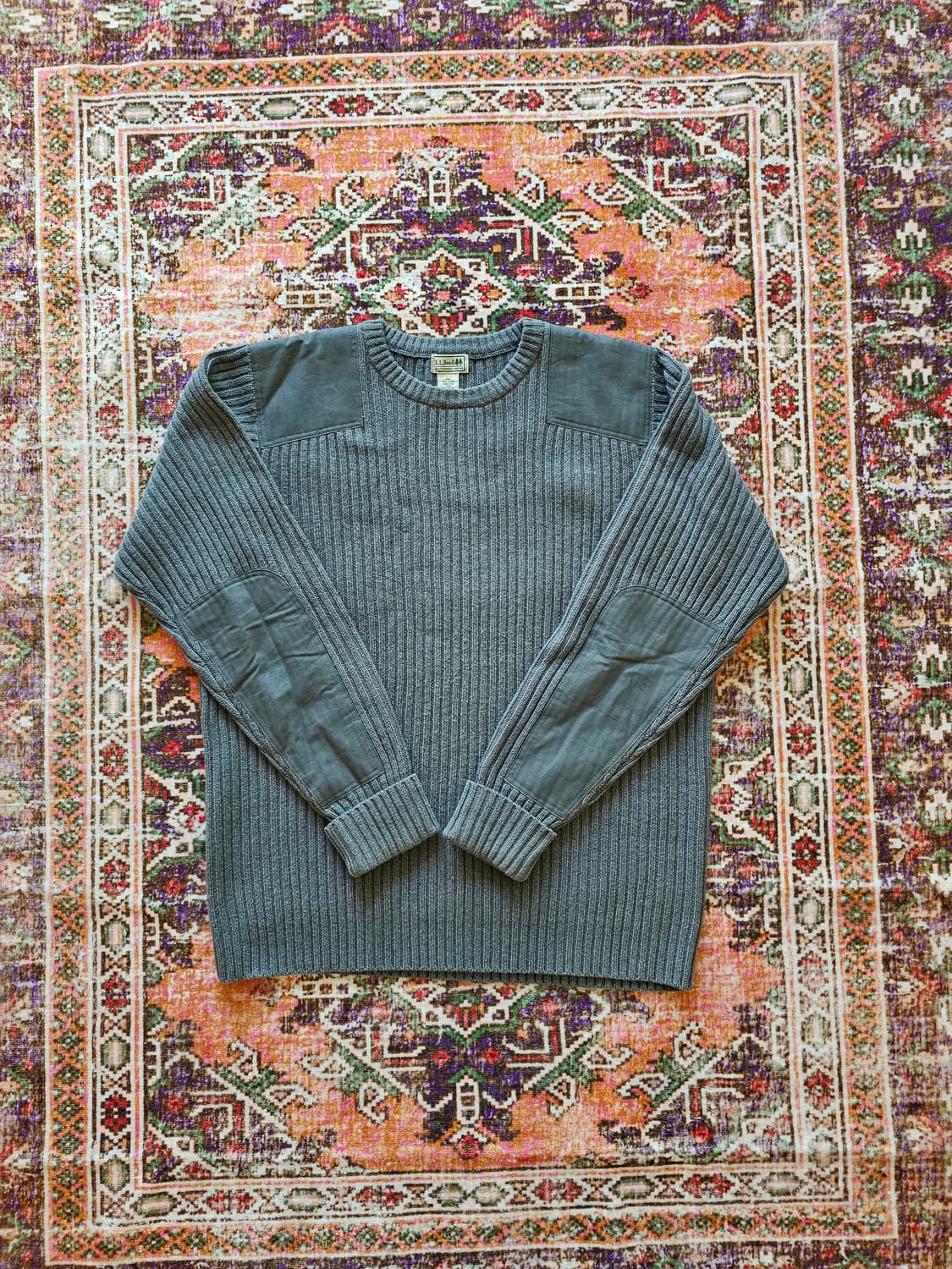 00s LL Bean 코만도 니트 웜그레이 (2XL) 상품이미지2
