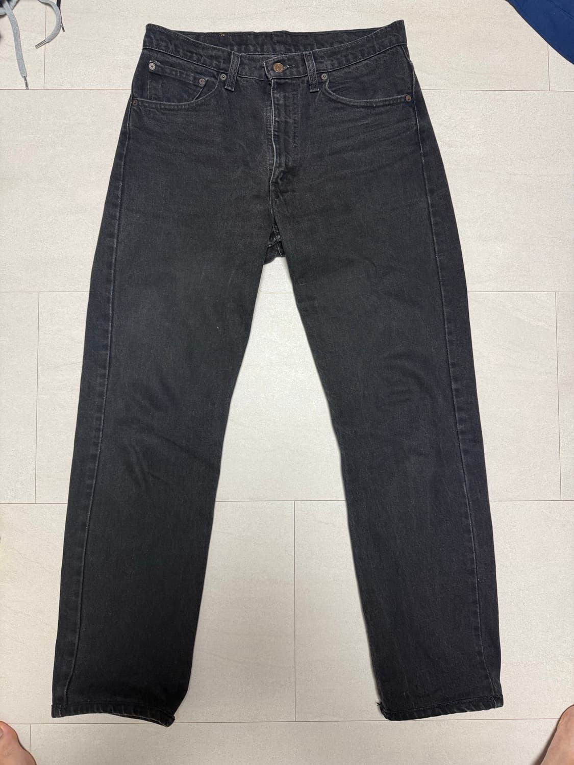 리바이스 빈티지 블랙 505 사이즈 실측확인 상품이미지1