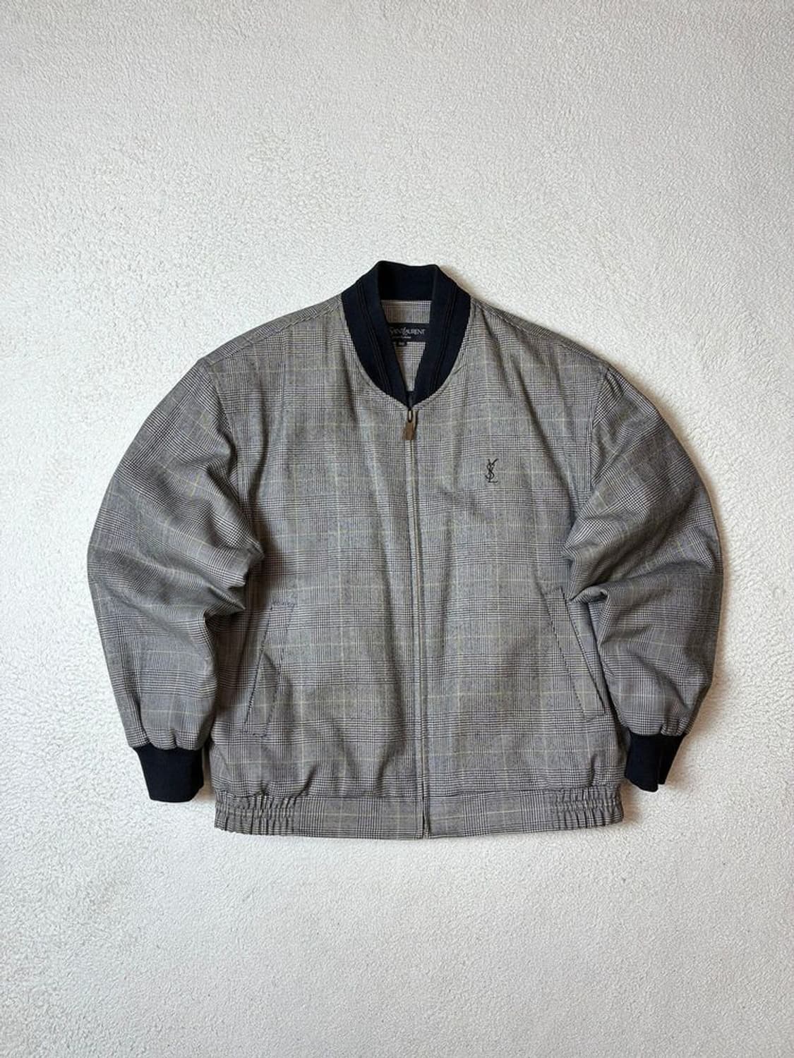 입생로랑 YSL 90's 아카이브 해링턴 블루종 자켓 PN7602 상품이미지1