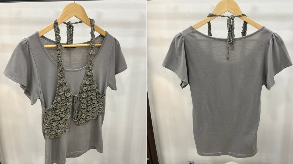 Crochet halter top 상품이미지5