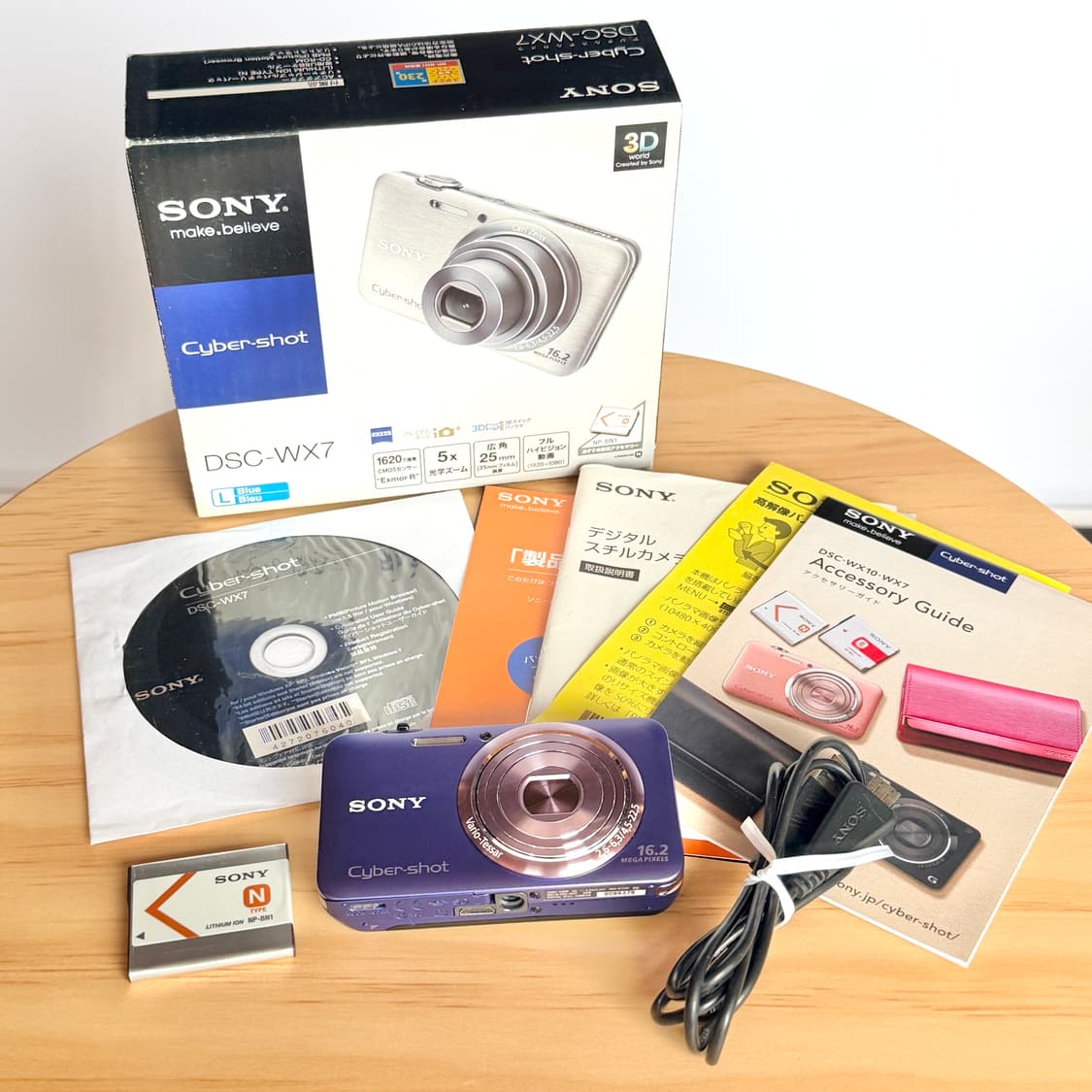 민트급💜　소니 사이버샷 DSC-WX7  빈티디디카 상품이미지8