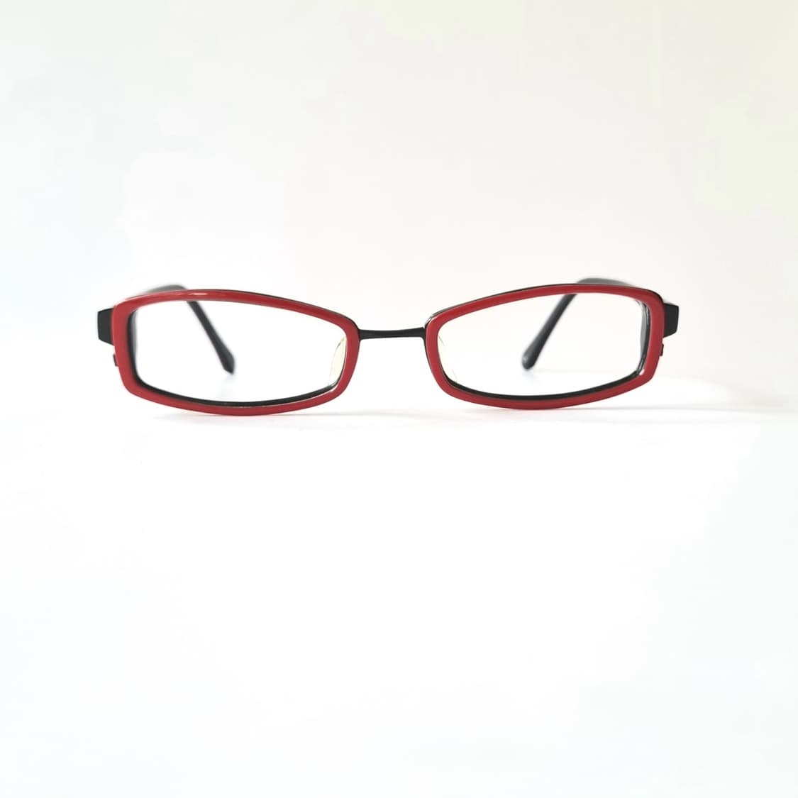 빈티지 긱시크 레드&블랙 포인트안경테 상품이미지2