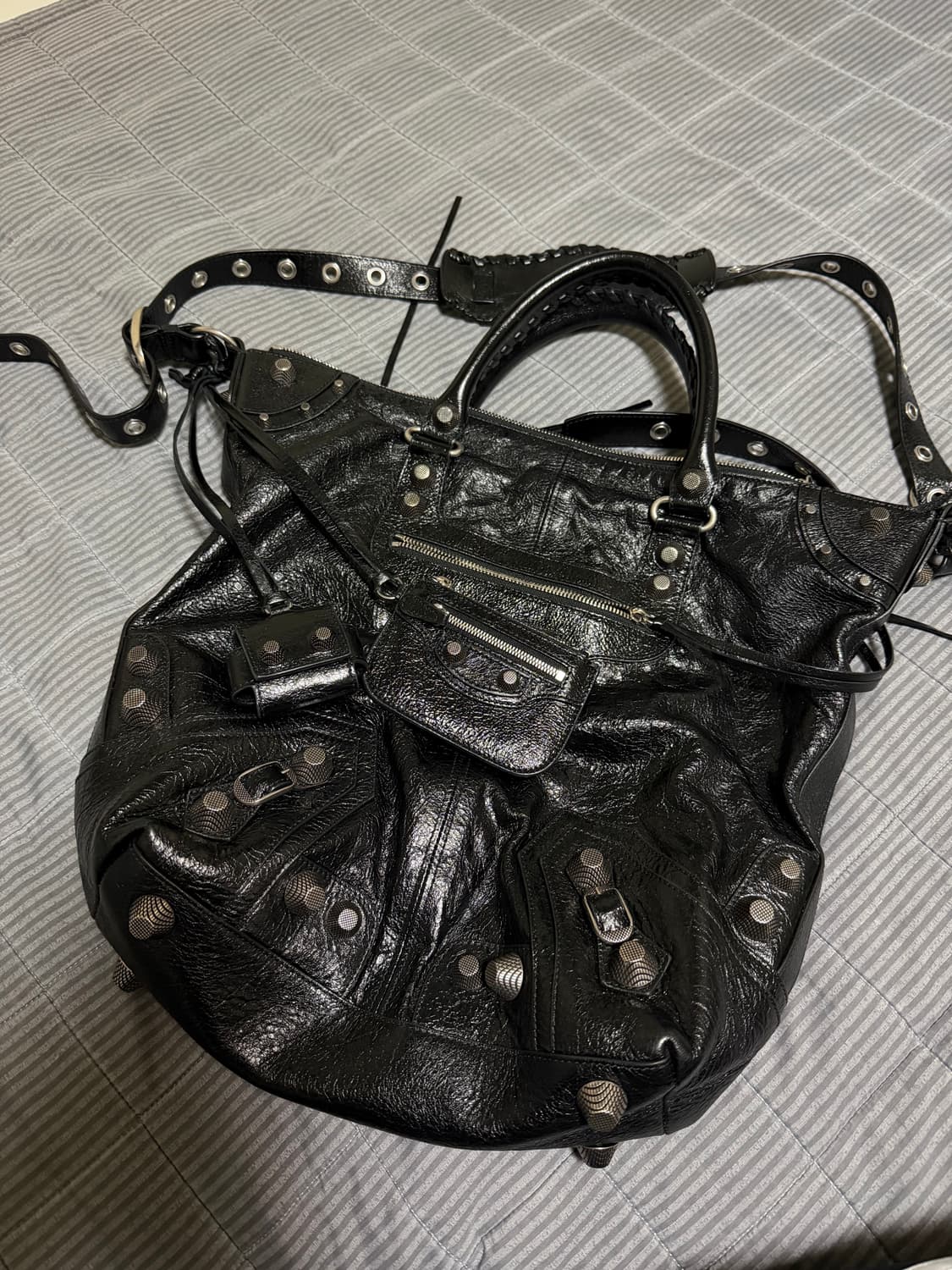 발렌시아가 르카골 레더 미디움 토트백 상품이미지2