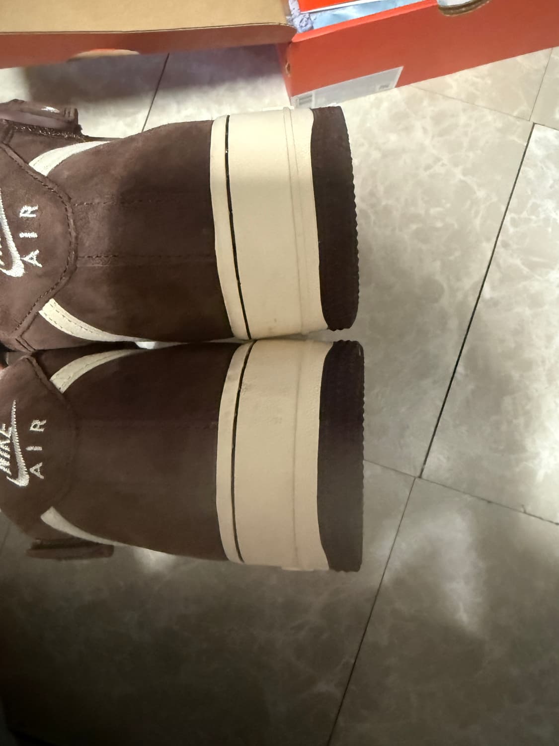 270사이즈 나이키 에어포스1 미드 초콜릿 상품이미지6