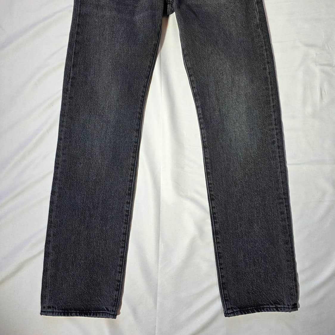 [W30L32]리바이스 501 블랙 흑청 데님팬츠 상품이미지3