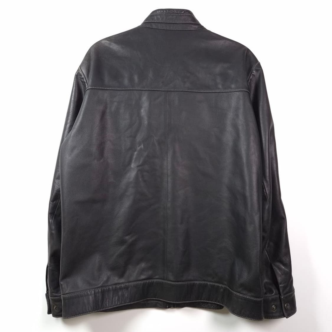타운젠트 블랙 천연 가죽 블루종 자켓 L 상품이미지5