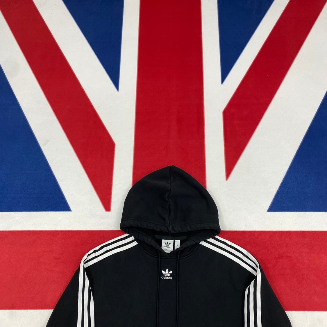 아디다스 오버핏 크롭후드티 여성 M 상품이미지2