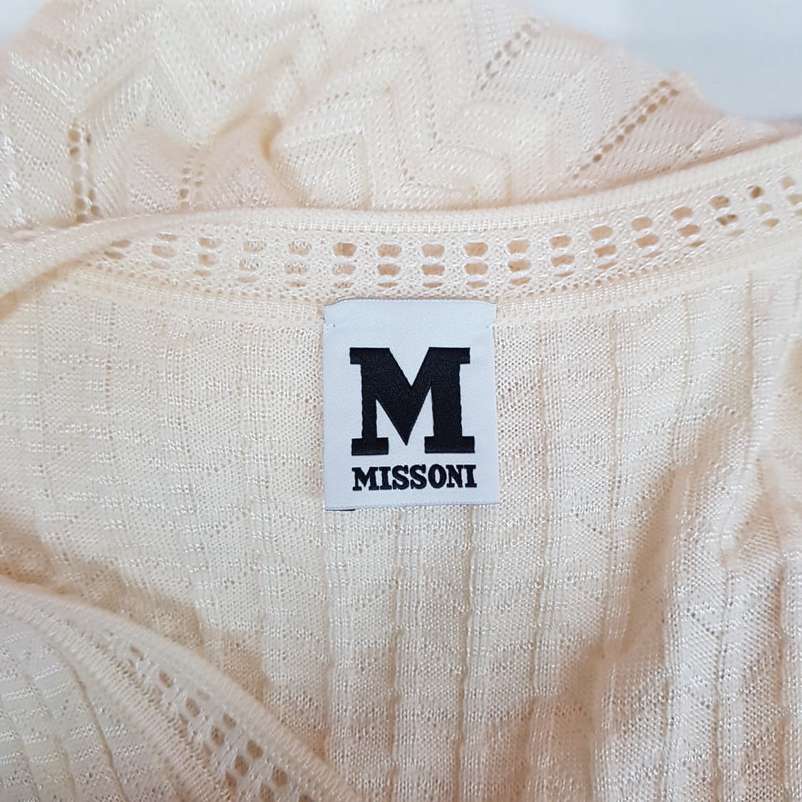 미쏘니 셰브런 니트 슬리브리스 원피스 40사이즈 상품이미지7