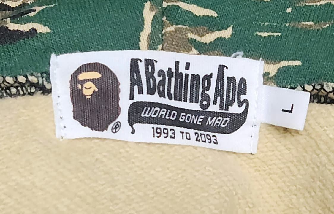Bape 카모 샤크 풀후드집업(L) 상품이미지8