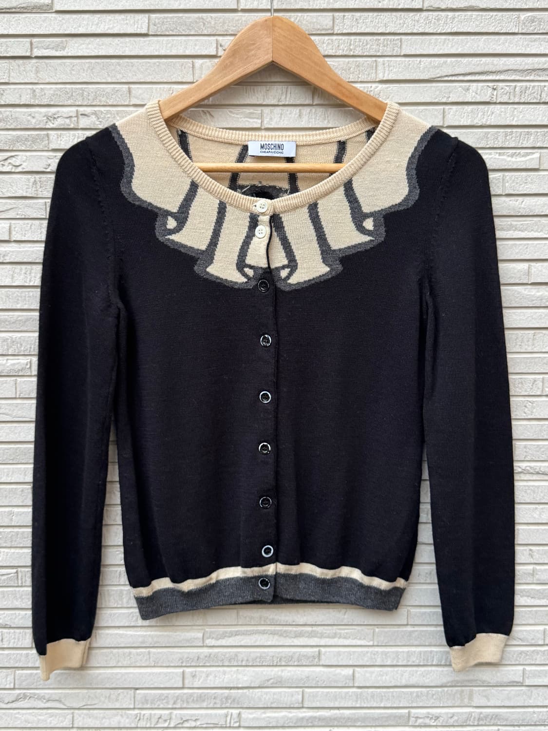 모스키노 트롱프뢰유 가디건 상품이미지4