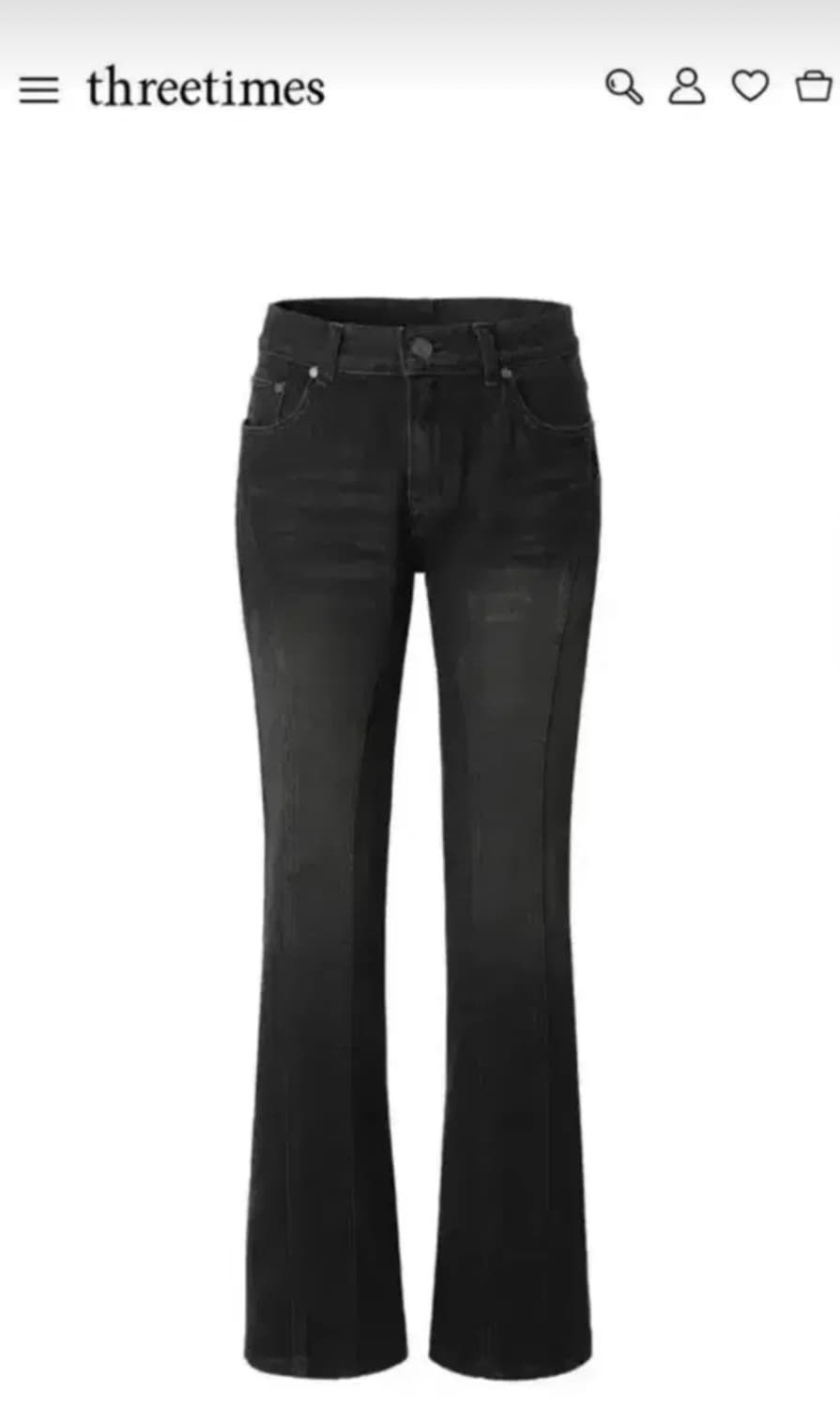 쓰리타임즈 부츠컷 팬츠 상품이미지1