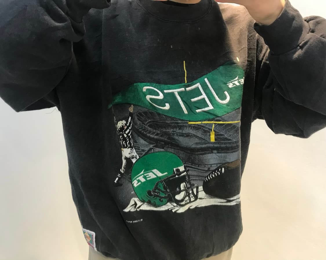 JETS 빈티지 프린팅 맨투맨 상품이미지3