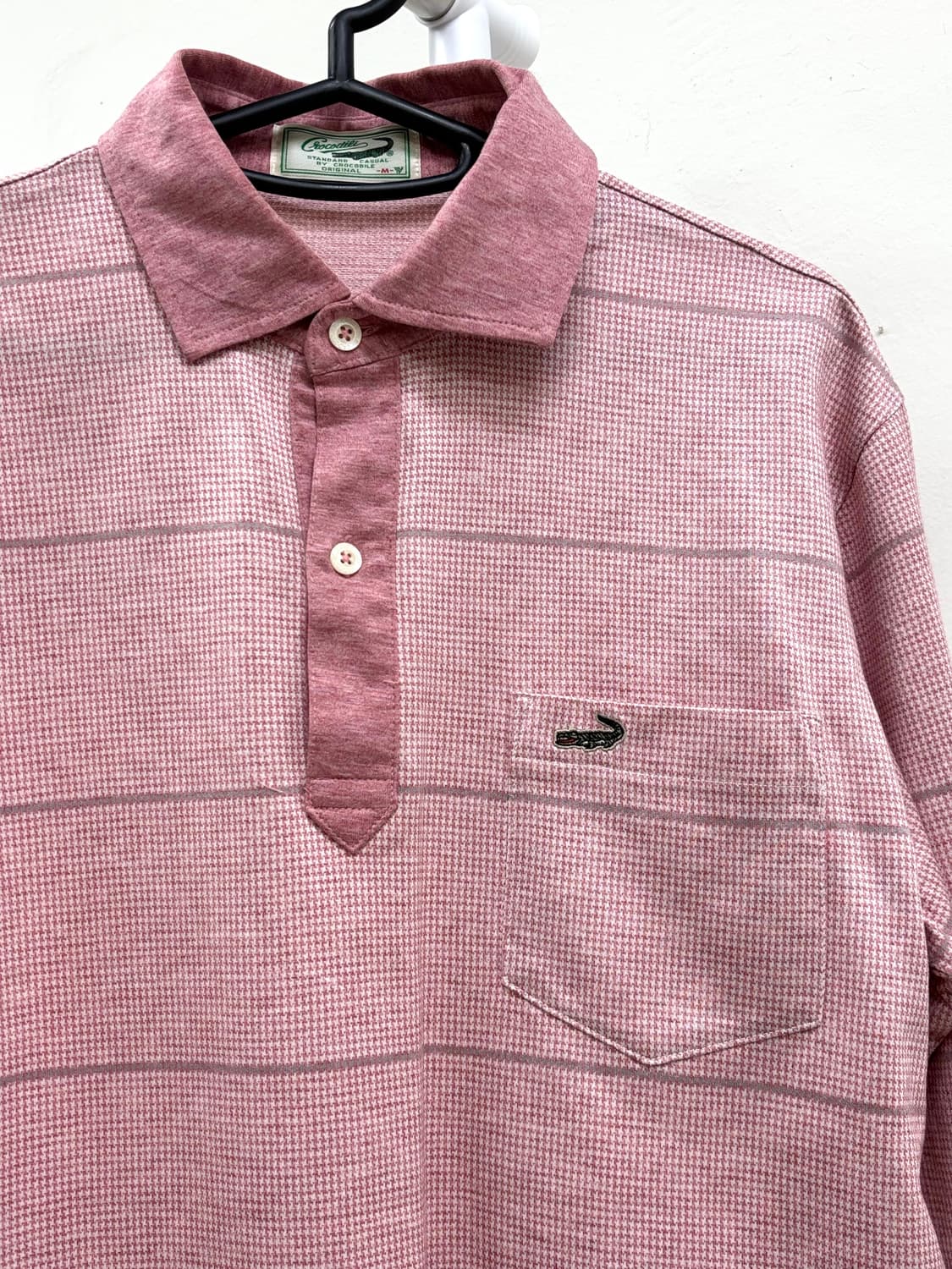 빈티지 핑크 폴로셔츠 상품이미지5