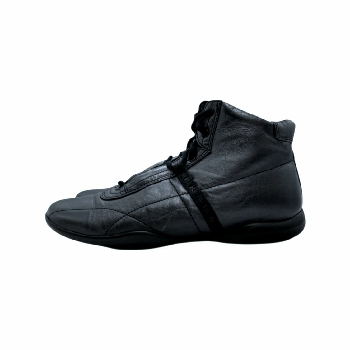 프라다 스포츠 아카이브 카프스킨 하이탑 복서 스니커즈 상품이미지1