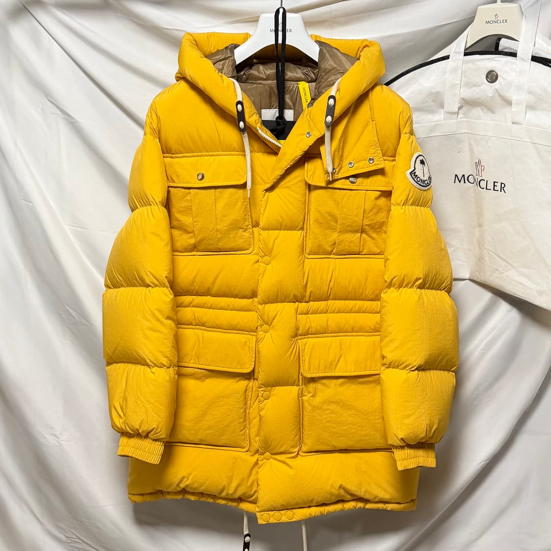 [S+급/오버핏2] 23FW 몽클레어 X 팜엔젤스 펜타플레이크 롱 패딩 상품이미지1