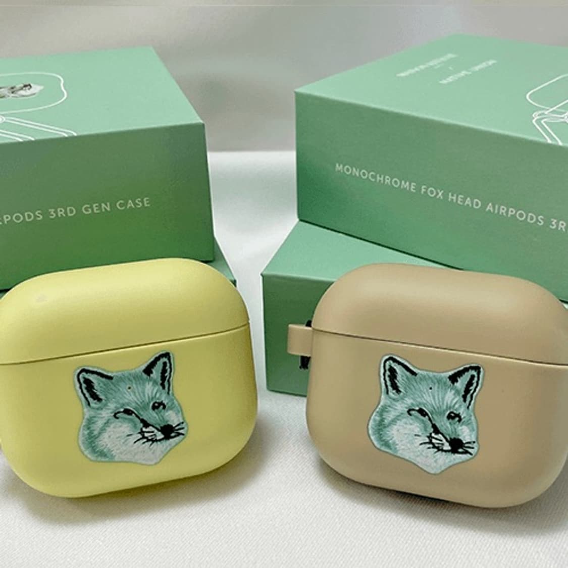 메종키츠네x네이티브유니온 에어팟3세대 케이스 상품이미지2