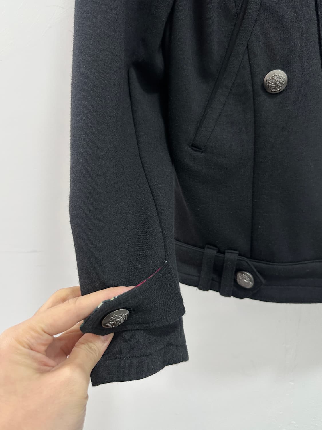 PINCPONC black double breasted buttoned  상품이미지4