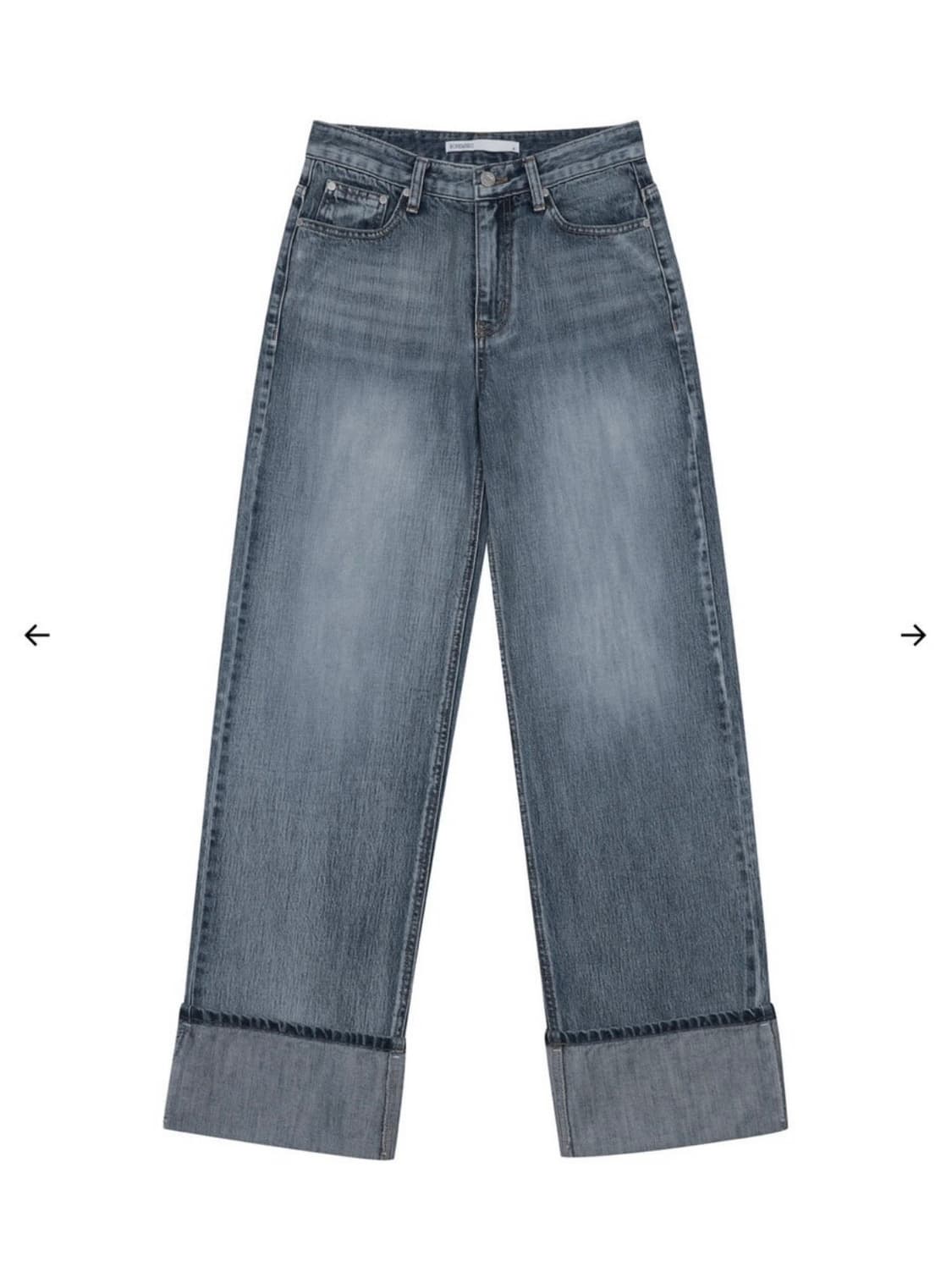 보헤미안서울 롤업데님팬츠 M 상품이미지2