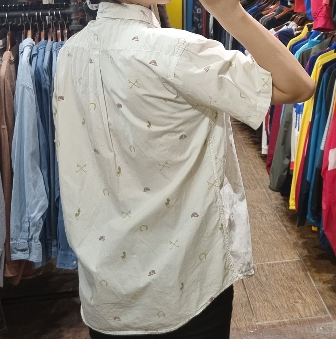 [Hi] 폴로 패턴 반팔 셔츠 상품이미지5