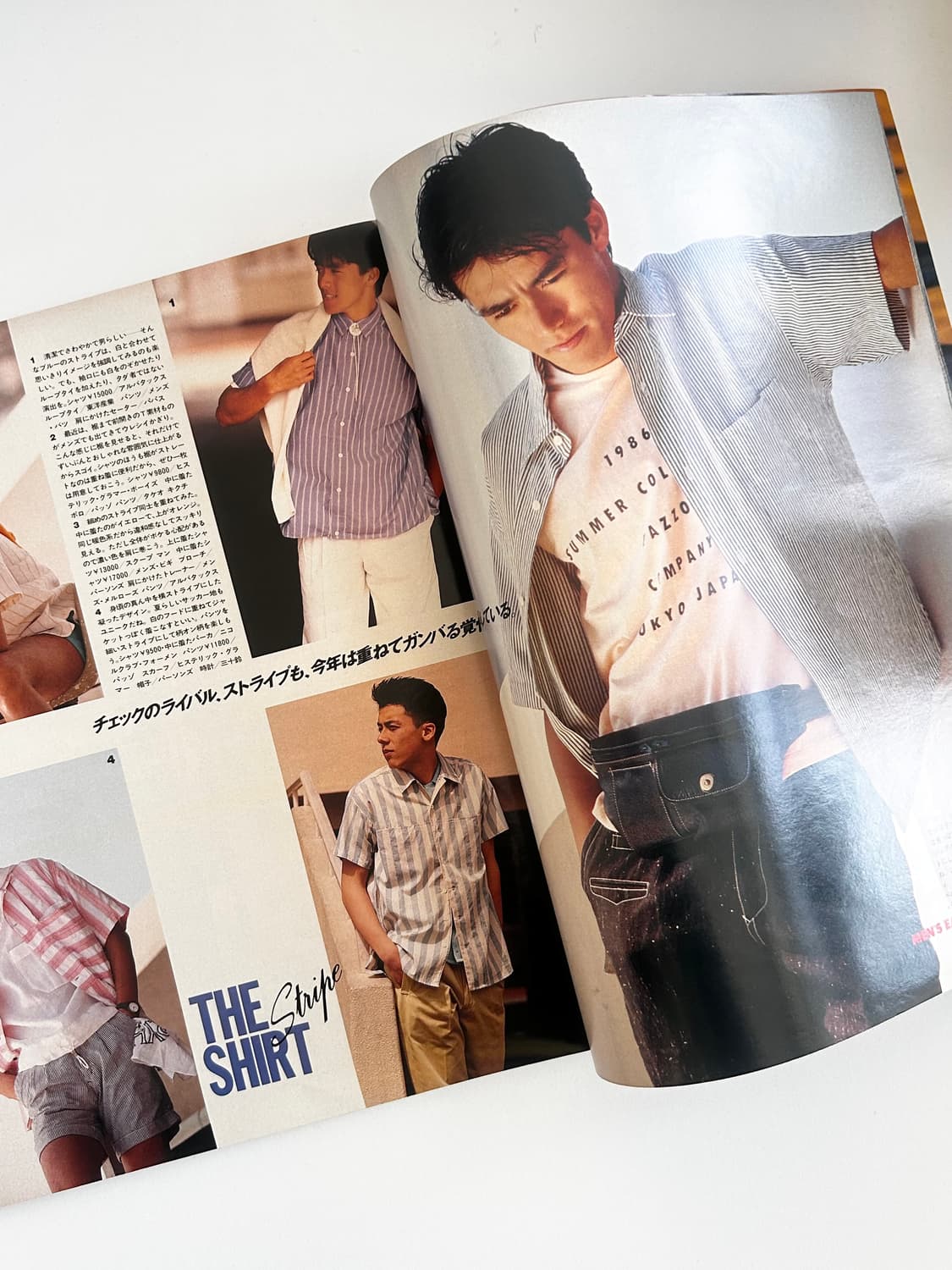 MEN'S NON-NO 맨즈논노 86년 창간호 희귀본 상품이미지3