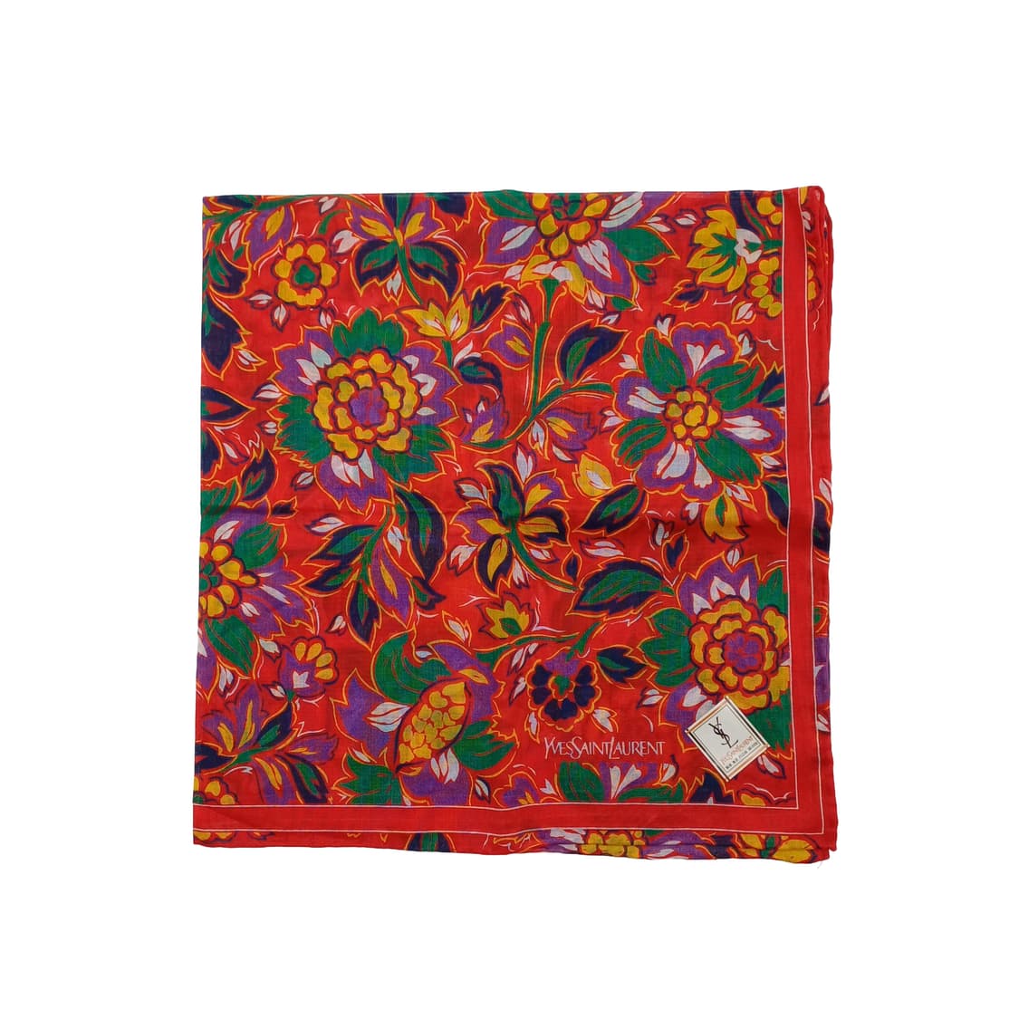 YSL 입생로랑 손수건 스카프 [BSFC10751-217-05] 상품이미지1
