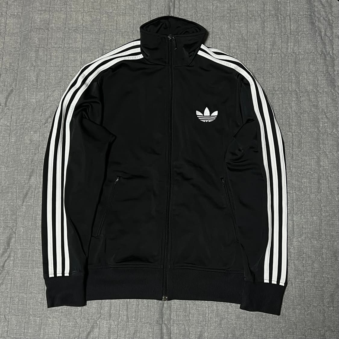 아디다스 파이어버드 져지 95 집업 트랙탑 삼선 블랙 빈티지 상품이미지1