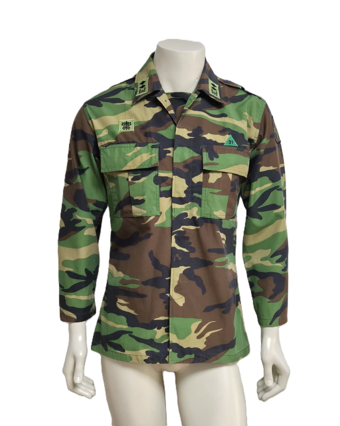 육군 구형 20사단 기갑 중위 후기형 동계 전투복 상의 자켓 (S) 상품이미지1