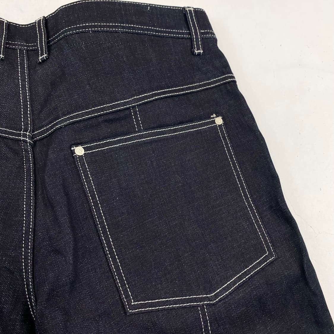 앤더슨벨 ADSB 지퍼 와이드 인디고 레그 진 (32) 상품이미지7