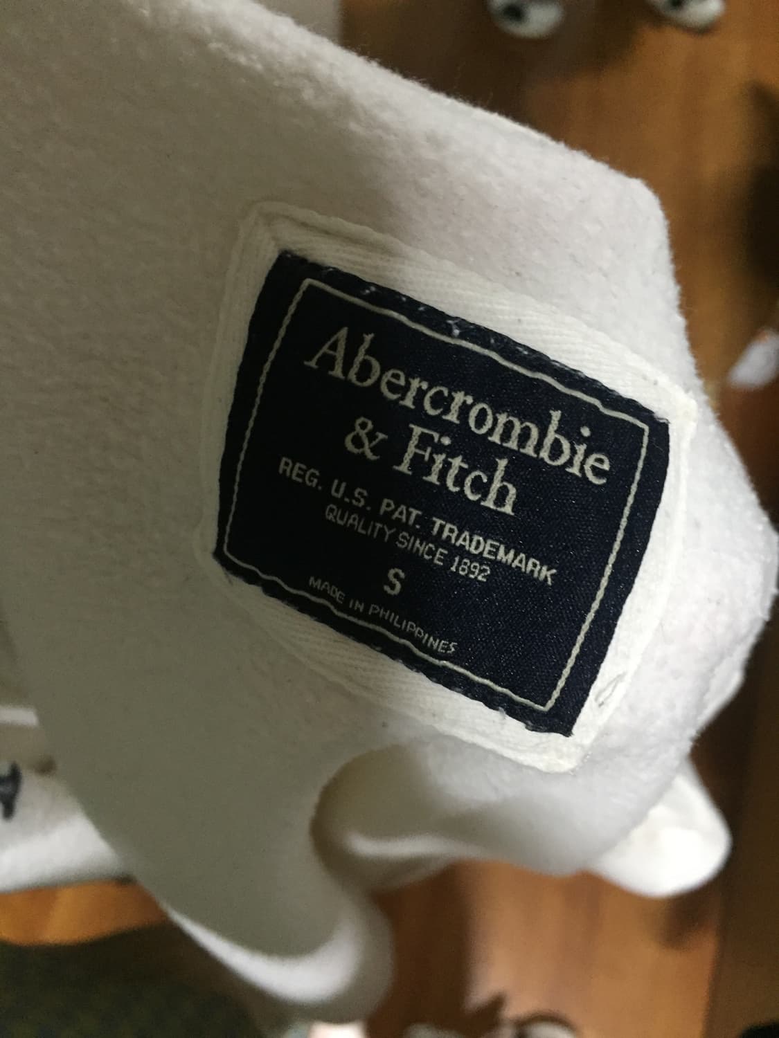 아베크롬비 대장 화이트 후드집업 상품이미지4