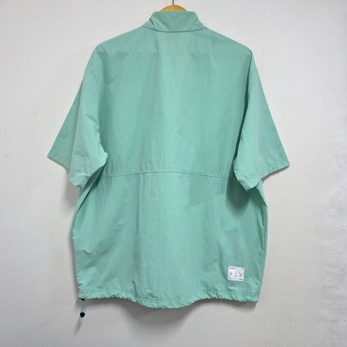 XL 엄브로 오버핏 우븐 반팔 아노락 민트 상품이미지2