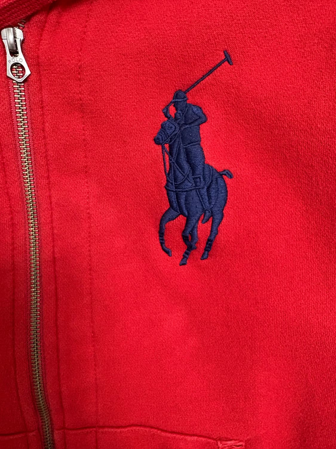 폴로 랄프로렌 후드집업 레드 상품이미지6