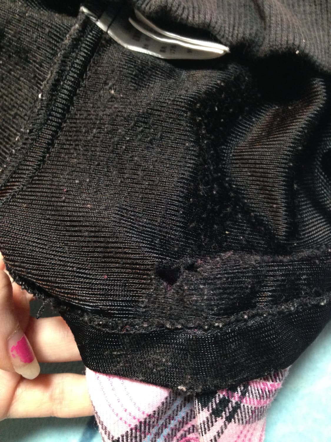 갸루 체크 스커트 상품이미지4